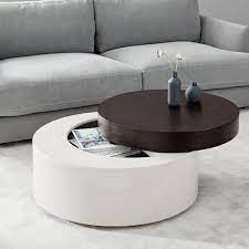 West elm box frame storage coffee table. Stacked Disk Storage Coffee Table Dark Mineral Salt