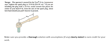 Maybe you would like to learn more about one of these? Solved Torque The Operator S Manual For The Toro 21 In Chegg Com