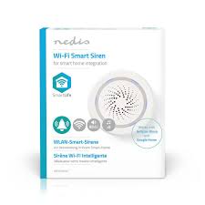 It also includes a tamper alarm that sends an alarm signal if anyone tries tampering with it. Smartlife Siren Wi Fi Mains Powered 8 Sounds 85 Db Android Ios White Nedis