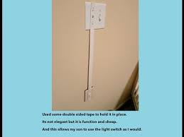 Toddler Lifehack Diy Light Switch Extender Youtube