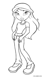 86 bratz printable coloring pages for kids. Free Printable Bratz Coloring Pages For Kids