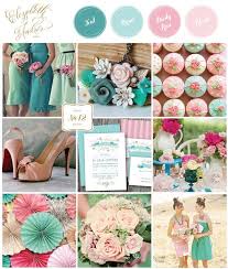 Retro Roses Aqua Teal Blush Pink Wedding Invitation Mood Board By Elizabeth Andres In Blush Pink Wedding Invitations Pink Wedding Invitations Wedding Colors
