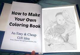 Select print at the bottom. How To Make Your Own Coloring Book Cheap Birthday Gift Idea For Kids Beauty Through Imperfection
