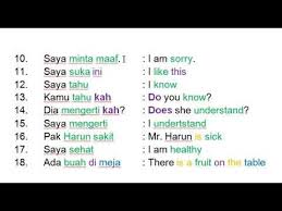Learn Indonesian Language 128 Most Common Indonesian Phrases Youtube Indonesian Language Language Learning