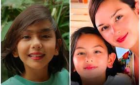 Beauty Gonzalez with her mini me daughter olivia 💗