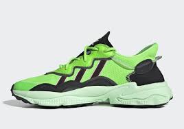 Black And Neon Green Adidas Shoes Adidas Ozweego Neon Green Ee7008 Release Info Sneakernews Com Neon Green Sneaker Lovers Neon