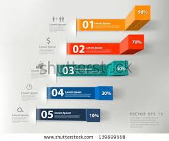 Modern Business Steps To Success Charts And Graphs Options