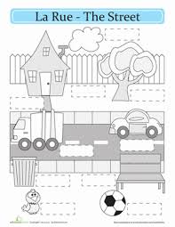 La Rue Worksheet Education Com Language Worksheets Free Printable Worksheets French Vocabulary