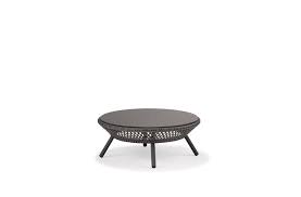 When it comes to height, your coffee table should be one or two inches shorter than the seat cushions on your sofa. Dedon Ahnda Coffeetable