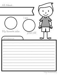 What should your child be reading over the summer? All About Me Worksheet A Printable Book For Elementary Kids