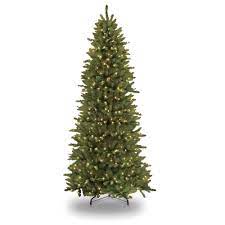 10 Ft Pre Lit Incandescent Slim Fraser Fir Artificial Christmas Tree With 900 Ul Cl Slim Christmas Tree Pre Lit Christmas Tree Slim Artificial Christmas Trees