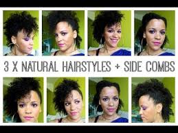 Finding a great haircut for curly hair might be more difficult than it initially seems at first. 3 X Natural Hairstyles Using Side Combs Hair Type 4 A Youtube