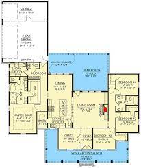 Plan 56455sm Classic Southern Home Plan With Rear Entry Garage Southern House Plans House Plans Traditional House Plans