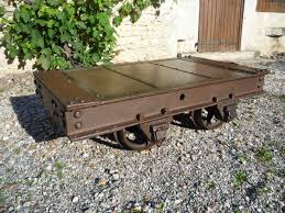 Wagonnet Decauville Chariot Mine Plateau Acier Rivete 1900 Mettetal Industry Design Industriel Du 20 Design Industriel Meubles Industriels Mobilier De Salon
