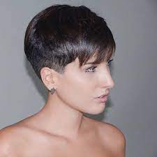 Clippered Pixie Short Hair Styles Pixie Thick Hair Styles Short Dark Hair