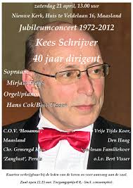 Jubileumconcert Kees Schrijver 2012