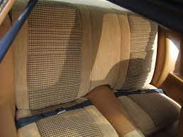 These are actual ultra leather, vinyl or cloth seat upholstery that. Custom Cloth Coupe Rear Seats Camel Firebird 79 80