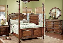 Cindy Crawford Home Key West Dark Poster 7 Pc Queen Bedroom Bedroom Sets Affordable Furniture Stores At Home Furniture Store