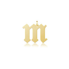 Alphabet announces third quarter 2021 results more. 10k Solid Yellow Gold Lowercase Old English Initial Letter Pendant A Z Any Alphabet Necklace Charm