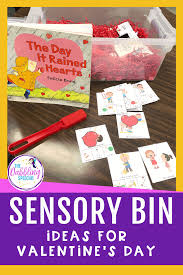 Then the book you're going to love is this one over on amazon: Valentine S Day Sensory Bin Ideas Thedabblingspeechie