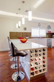 Wine Rack Kitchen Island Space Saving Ideas Kitchen Design Decor Contemporary Kitchen Kitchen Island Design