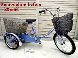 改造前の状態 ミャタ 3輪自転車 自転車 犬 三輪車