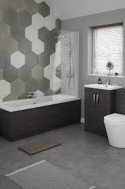 Every great project starts with a great plan and for this project, you need to plan what you want your. This Beautiful Contemporary Bathroom Has Used Large Hexagon Tiles To Create A Standout Feat Patterned Bathroom Tiles Black Vanity Bathroom Small Bathroom Tiles