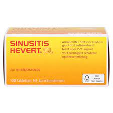 In vielen fällen eignet es sich zur behandlung einer nasennebenhöhlenentzündung (sinusitis). Sinusitis Hevert Sl Tabletten 100 Stuck N1 Online Bestellen Medpex Versandapotheke