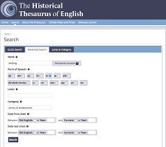 Full list of synonyms (1905). Better Than Any Dictionary The Historical Thesaurus Of The Oed The Eclectic Light Company