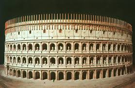 This Is What The Colosseum Looked Like In It S Hay Day Before The Empire Was Split Into Two This Was Destroyed To Colosseum Awning Shade Leaning Tower Of Pisa