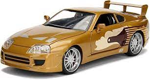 Fast and furious brian's toyota supra with figure 1:24 metal kit jada 30699. Jada 2 Fast 2 Furious Slap Jack S Toyota Supra Die Cast Collectible Toy Vehicle Car Gold With Decals 1 24 Scale Copper Buy Online At Best Price In Uae Amazon Ae