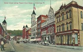 1909 Photo Of 200 Block Market St Kittanning Pa Old Street Market Street Photo