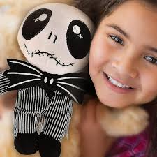 Muñeco de peluche Jack Skell YONGSHENG navideño negro y blanco