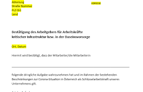 Coronavirus Wko Bestatigungsformular Schlusselarbeitskrafte Polizei Kontrolle Von der arbeitsbescheinigung zu unterscheiden ist eine arbeitsbestätigung, mit der ein arbeitgeber ein aufrechtes oder vertraglich zugesichertes beschäftigungsverhältnis bestätigt.1. coronavirus wko bestatigungsformular
