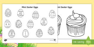 Free printable easter egg coloring pages. Mini Easter Egg Colouring Pages