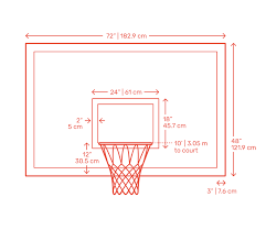 Basketball Backboards Dimensions Drawings Dimensions Guide