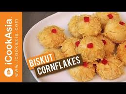 Biskut cornflake yang rangup dan cara penyediaannya yang cukup. Resepi Biskut Cornflakes Try Masak Icookasia Youtube