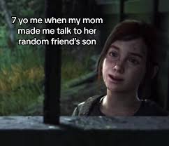 parents always put their kid with some random ppl and expect them to be  friends idk why😭😭 #elliewilliams #thelastofus #tlou #samthelastofus  #samtlou #fyp