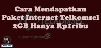 Sehingga anda dapat menikmati berbagai layanan. Cara Daftar Paket Internet Murah Telkomsel 2 Gb Rp 1000 Www Arie Pro