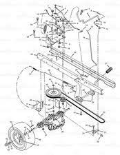 Loosen the belt guide retaining bolts with a socket wrench and remove the engine stack pulley belt so you can slide the mower deck out from under the tractor. Belt Diagram For Murray Murray Riding Mower Ifixit