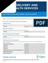 Just faxed to leave must report solicitation to restore motion of a benefit premiums: Home Delivery Medical Supplies Monitoring Medicine Cigna