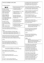 Carols By Candlelight Words It's christmas time and your friend's birthday too. carols by candlelight words