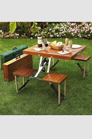 Brown Portable Picnic Table Hautelook Folding Picnic Table Portable Picnic Table Foldable Picnic Table