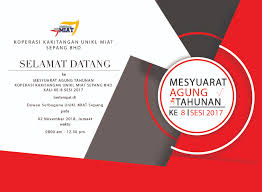 Mesyuarat khas kabinet yang diadakan di putrajaya bermula 9.30 pagi sehingga 12.30 tengah hari tadi dilaporkan sepakat untuk mengistiharkan darurat di. Agm Kali Ke 8 Koperasi Kakitangan Unikl Miat Sepang Berhad