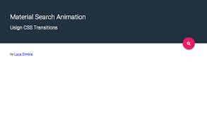 Material Zoom Effect Using Css Web App Design App Design Inspiration App Design