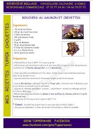 Tapas Bouchees Au Saumon Et Crevettes Tupperware Recette Tupperware Recette Tuperware Tupperware
