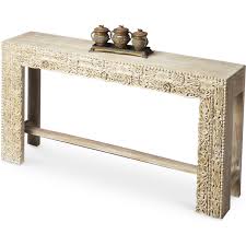 Butler Specialty 2069290 Artifacts Console Table White Recycled Mango Wood Wood Console Wood Console Table Console Table
