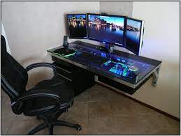 For the gaming minimalist who is looking for a cheaper. Gaming Pc Desk Ideas Small Computer Desk Good Gaming Desk Gaming Desk