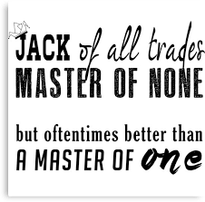 One of the most neglected reasons is that it devalues whatever job market you're poaching. Jack Of All Trades Master Of One Unbrick Id