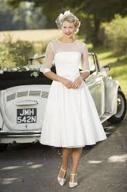 Brighton Belle Short Tea Length Wedding Dress 1050 Bunny Retro Wedding Dresses Belle Wedding Dresses Wedding Dresses 50s